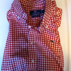 Men’s vineyard vines gingham dress shirt